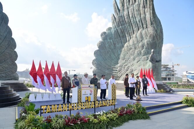 
					Resmikan Taman Kusuma Bangsa, Presiden Jokowi: Bentuk Penghormatan kepada Para Pahlawan dan Pejuang Bangsa