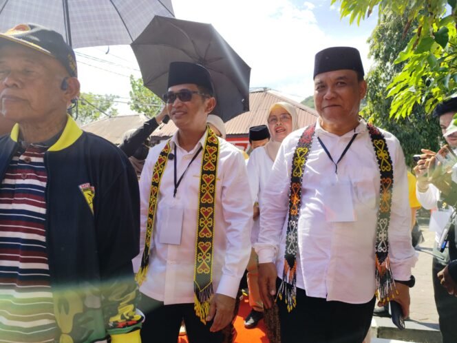 
					Pasangan calon Walikota dan calon wakil Walikota Balikpapan, Rahmad Mas'ud - Bagus Susetyo resmi mendaftar di KPU Balikpapan pada hari terakhir pendaftaran, Kamis (29/08/24)