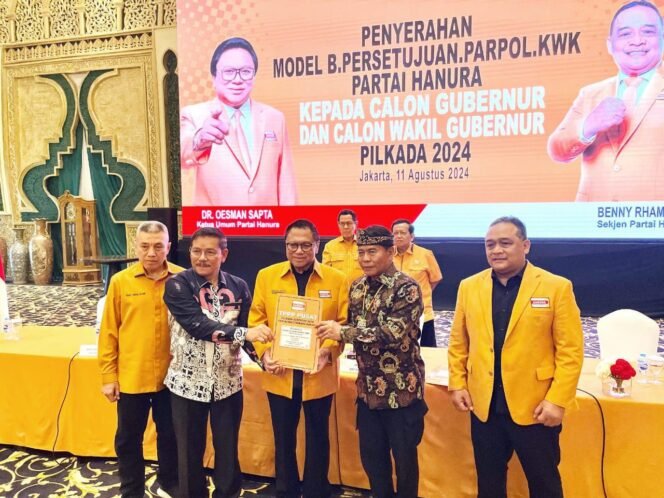 
					Rekomendasi B1KWK Hanura Terbit, OSO Perintahkan Dukung Zainal-Ingkong Ala
