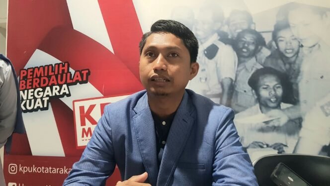 
					Ketua KPU Kota Tarakan Dedi Hardianto. Foto : Fokusborneo.com 