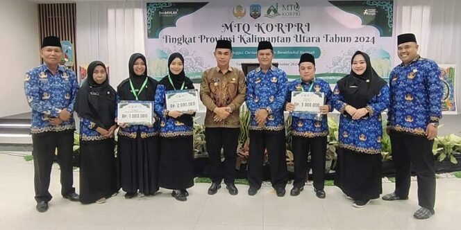 
					Tiga Kafilah Tarakan Raih Juara MTQ KORPRI Tingkat Provinsi Kaltara Tahun 2024