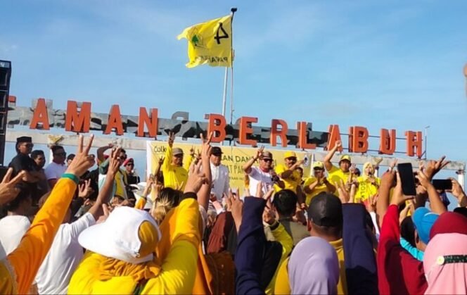 
					Hadiri perayaan ulang tahun Partai Golongan Karya (Golkar) ke-60 tahun, Calon Gubernur (Cagub) Kalimantan Utara (Kaltara), Zainal Arifin Paliwang doakan Partai Golkar terus berjaya dan berkarya.

