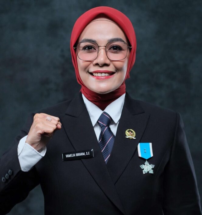 
					Anggota Komisi 4 DPRD Provinsi Kaltara Vamelia 
