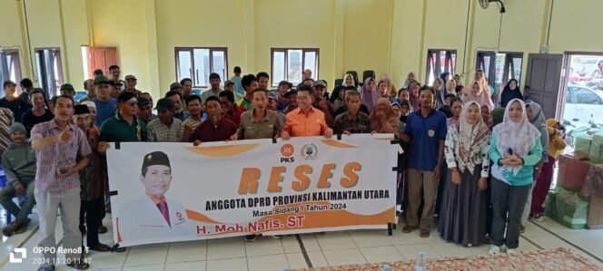 
					Anggota DPRD Kaltara Muhammad Nafis menggelar reses di Wonomulyo, Tanjung Palas Timur, Kabupaten Bulungan. 