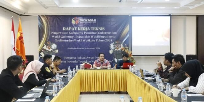 
					Bawaslu Kaltara gelar rakernis pengawasan kampanye. Foto : Ist 