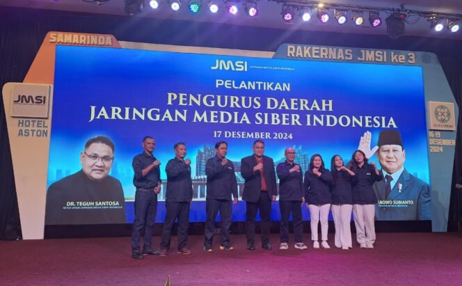 
					Pengurus daerah (Pengda) jaringan media saiber indonesia (JMSI) Kalimantan Utara (Kaltara) resmi dilantik, Selasa (17/12/24)

