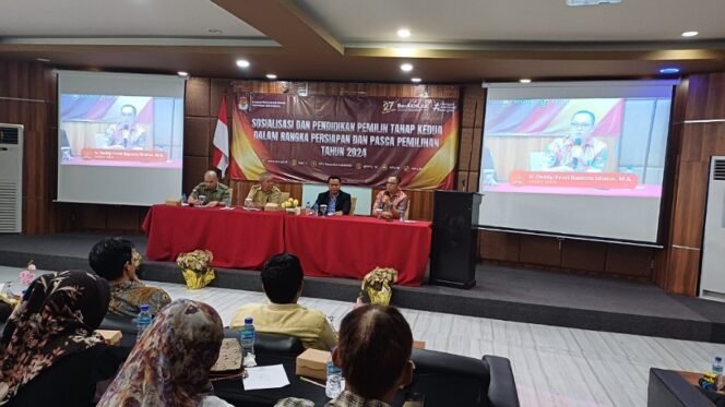 
					Gandeng KPU RI, Anggota DPR RI Deddy Sitorus gelar sosialisasi dan pendidikan pemilih. Foto : Fokusborneo.com 