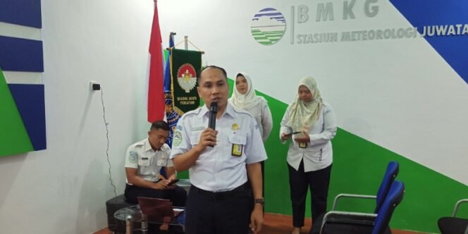
					Kepala BMKG Tarakan M. Khilmi Paparkan Kondisi Cuaca Selama 2024 di Kaltara. Foto: fokusborneo.com