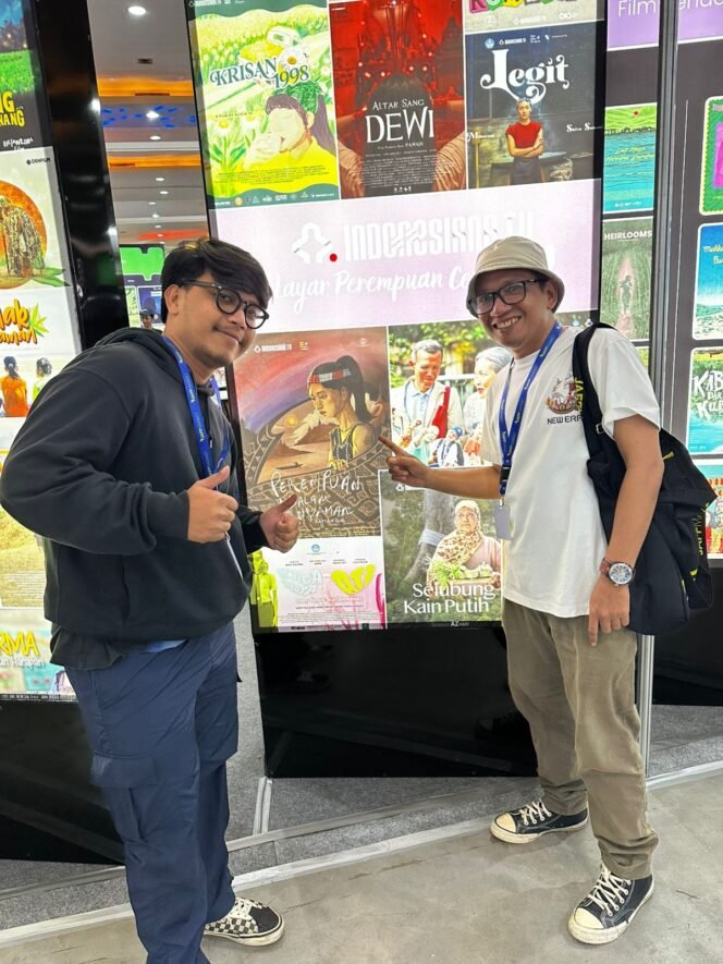 
					HADIR : Herman dan Rohil saat hadir langsung di JAFF19 di Yogyakarta. Festival film internasional ini dihadiri seluruh penggiat industri film nasional dan internasional.