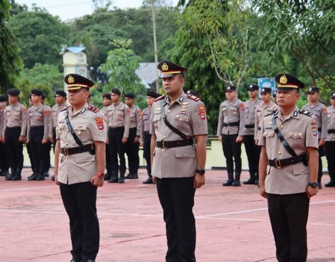 
					Mutasi jabatan Wakapolres dan Kabag Ops Polres Malinau, dipimpin Kapolres AKBP Heru Eko Wibowo, Senin (18/2/2025).