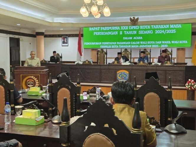
					Walikota Tarakan terpilih dr. Khairul hadiri rapat paripurna DPRD. Foto : Fokusborneo.com.