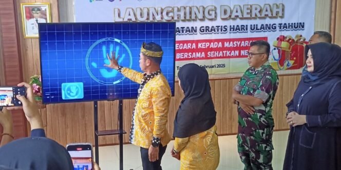 
					Launching Daerah Program Pemeriksaan Kesehatan Gratis oleh PJ Walikota Tarakan Dr. Bustan. Foto: fokusborneo.com