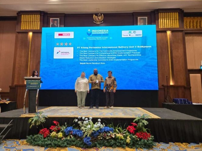 
					PT Kilang Pertamina Internasional (KPI) Unit Balikpapan kembali mengukir prestasi yang membanggakan di bidang keberlanjutan lingkungan. Kali ini, PT KPI Unit Balikpapan berhasil meraih penghargaan Indonesia Sustainability Awards (ISA) Tahun 2025.