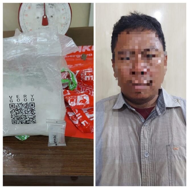 
					Pria berinisial AR (48)  ditangkap di RT 1 Desa Seberang, Sebatik Utara usai mengambil sabu yang dipesannya untuk kemudian di seludupkan ke Kota Tarakan.