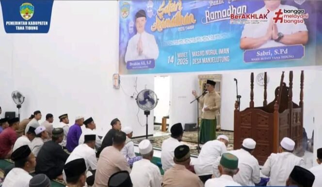 
					Bupati Ibrahim Ali Safari Ramadhan di Menjelutung, Ajak Masyarakat Bangun Tana Tidung