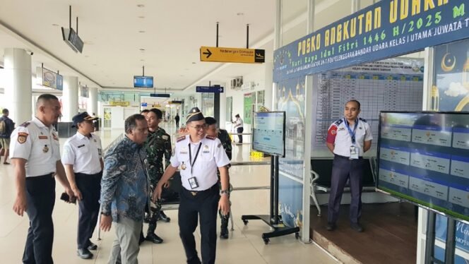 
					Terpadu Pengendalian Transportasi Udara Hari Raya Idul Fitri 1446 H/2025 M di Bandara Juwata Tarakan. Foto : Fokusborneo.com 