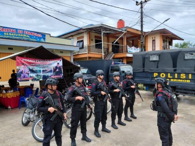 
					Brimob BKO Polres Kukar Tingkatkan Patroli R2 Amankan PSU Pilkada di Samboja