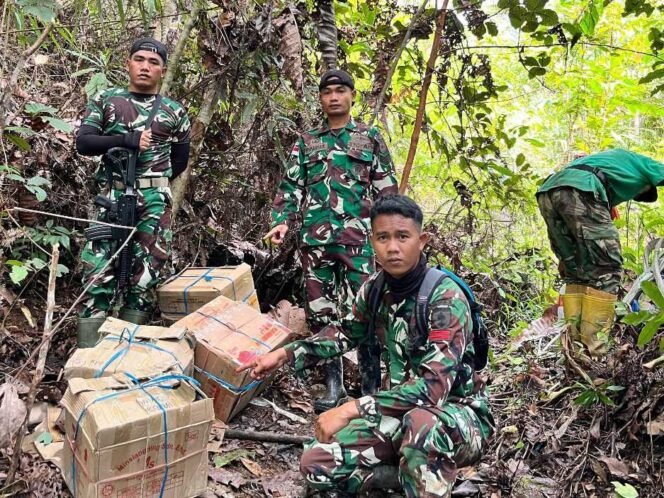 
					Pos Long Nawang SSK III berhasil menggagalkan upaya penyelundupan minuman keras asal Malaysia, Sabtu (26/04/2025).
