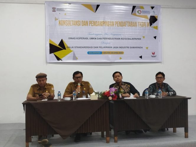 
					Pelaksanaan sertifikasi TKDN bagi pelaku industri di Balikpapan. (Foto:HO DKUMKMP Balikpapan)