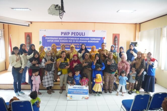 
					Peduli Tumbuh Kembang Anak, PWP Unit Balikpapan Bagikan Makanan Tambahan Bergizi