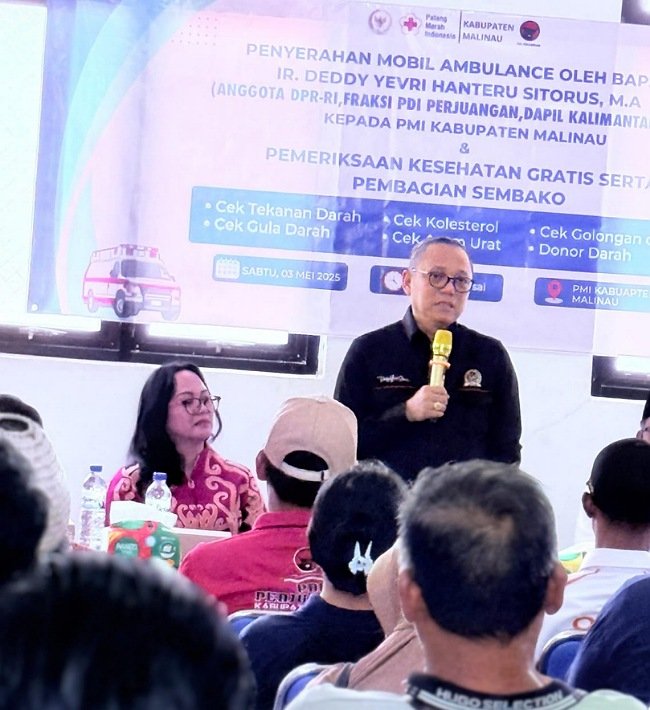 PMI Malinau Butuh Blood Bank, Deddy Sitorus Langsung Telepon Menkes