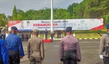 Upacara Harkitnas di Kota Tarakan. Foto: fokusborneo.com
