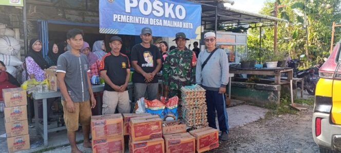 
					Ketua PURT DPD RI Hasan Basri beri bantuan korban banjir di Malinau. Foto: ist