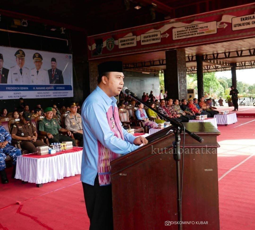 Upacara Hardiknas di Kubar, Bupati Bacakan Amanat Mendiknasmen