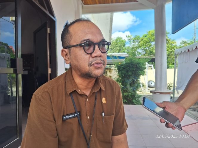 
					 Kepala Bidang Pengadaan, Pemberhentian, dan Informasi Kepegawaian (PPIK) BKPSDM Kabupaten Nunukan, Mutiq Hasan Nasir.