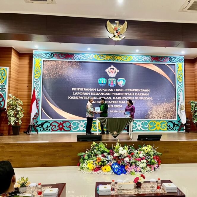 
					Kabupaten Malinau kembali berhasil meraih Opini Wajar Tanpa Pengecualian (WTP) dari Badan Pemeriksa Keuangan (BPK) untuk ke-11 kalinya berturut-turut