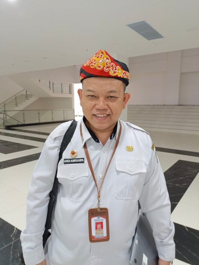 
					Kepala Pelaksana (Kalak) Badan Penanggulangan Bencana Daerah (BPBD) Kaltara, Andi Amriampa, S.Sos.,