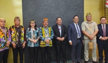 Wakil Gubernur (Wagub) Kalimantan Utara (Kaltara), Ingkong Ala, S.E., M.Si menghadiri acara Gawai Dayak Peringkat Sarawak, Malaysia tahun 2025 di kota Kuching, Jumat (20/06/2025).
