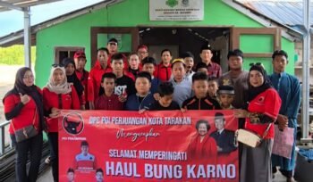 PDIP Tarakan Rayakan Bulan Bung Karno dengan Santuni Panti Asuhan. Foto: ist