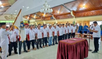 Pengurus Askot PSSI Tarakan Periode 2025-2029 resmi dilantik. Foto:  Fokusborneo.com