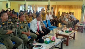 Rakor Penyelenggaraan Ketertiban, Ketentraman dan Perlindungan Masyarakat Satuan Polisi Pamong Praja (Satpol PP dan PMK) Kabupaten/Kota se Kaltara. Foto: fokusborneo.com