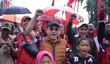 Anggota DPR RI dari Fraksi PDI Perjuangan, Deddy Sitorus dalam peringatan Hari Bulan Bung Karno di Nunukan. Foto: ist