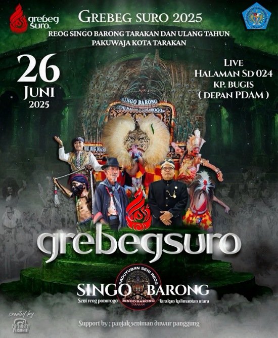 Sambut 1 Muharam, Pakuwaja Tarakan Ajak Warga Saksikan Grebeg Suro 26 Juni