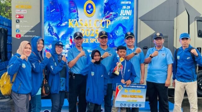 Atlet Layar Kaltara sukses meraih medali di Kejurnas Layar di Jakarta. Foto: ist