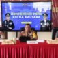 Kapolda Kaltara Irjen Pol. Hary Sudwijanto, S.I.K., M.Si, didampingi Dirreskrimum Polda Kaltara Kombes Pol. Yudhistira Midyahwan, S.I.K., S.H., M.Si dan Kabid Humas Polda Kaltara Kombes Pol. Budi Rachmat, S.I.K., M.Si. Serta dihadiri oleh Yunus Luat (tokoh Tidung), Dr. Budi (tokoh Jawa), Joko Supriyadi S.T M.T (ketua Forum Intelektual Kaltara), Hieskel (Federasi Serikat pekerja metal Indonesia) dan insan pers. Jum’at (18/07/2025).