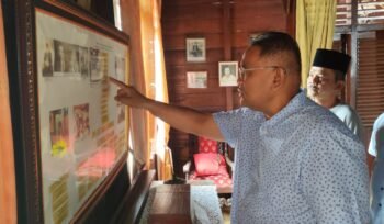 Kunjungan budaya Ketum JMSI, Dr. Teguh Santosa ke Rumah Adat Bagas Godang di Kabupaten Mandailing Natal, Sabtu (26/7/2025).