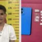 Pelaku P (26) ditangkap diduga edarkan sabu di kawasan Gang Kuburan, Kelurahan Teluk Pemedas, Kecamatan Samboja, Sabtu dini hari (26/7/2025).