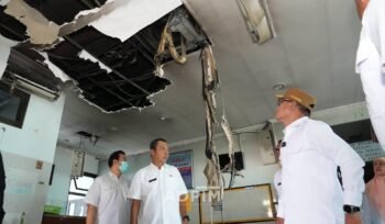 Wakil Gubernur Kalimantan Timur, H. Seno Aji memastikan layanan kesehatan tidak terganggu pasca insiden kebakaran di RSUD AWS Samarinda, Rabu (30/7/2025).
