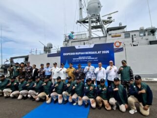 Pelepasan Ekspedisi Rupiah Berdaulat 2025 di Kaltara. Foto: Fokusborneo.com