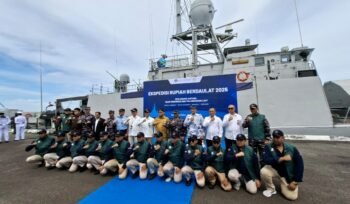 Pelepasan Ekspedisi Rupiah Berdaulat 2025 di Kaltara. Foto: Fokusborneo.com