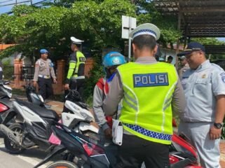 Satlantas Polresta Bulungan Melaksnakan Operasi Patuh Kayan 2025. Foto: ist