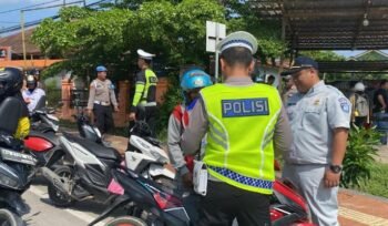 Satlantas Polresta Bulungan Melaksnakan Operasi Patuh Kayan 2025. Foto: ist