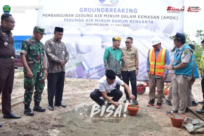 
					 Pembangunan pabrik Air Minum Dalam Kemasan (AMDK) dengan merek dagang 