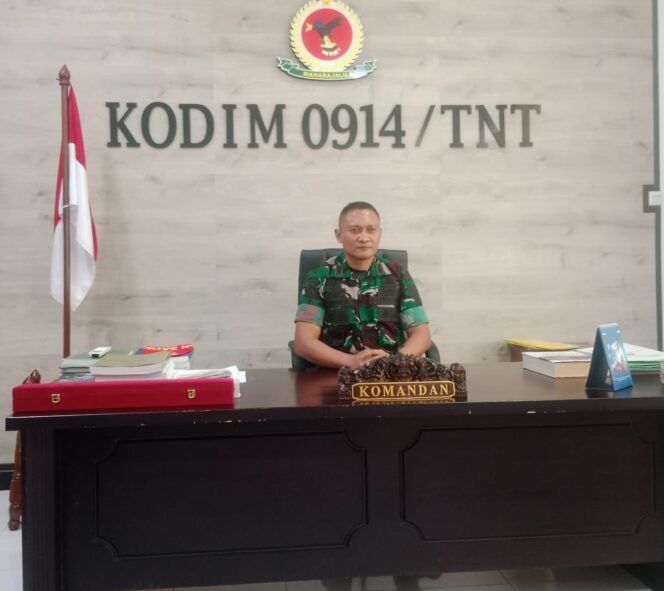 
					Komandan Kodim 0914/Tana Tidung, Letkol Arm Raden Florensius Ferdian Richarda