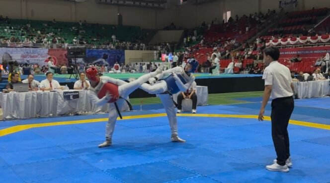 
					Bripda Edo Anggota Batalyon A Brimob Kaltim, Raih Medali Emas dan Perunggu Kejurnas Taekwondo Kapolri Cup 2025