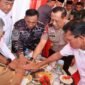 Deklarasi Kampung Tematik Warna-Warni di RT 13, Kelurahan Selumit Pantai, Senin (28/7/2028).